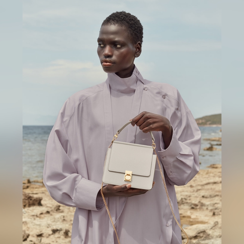 Polene Numero Sept Mini Edition Textured Chalk